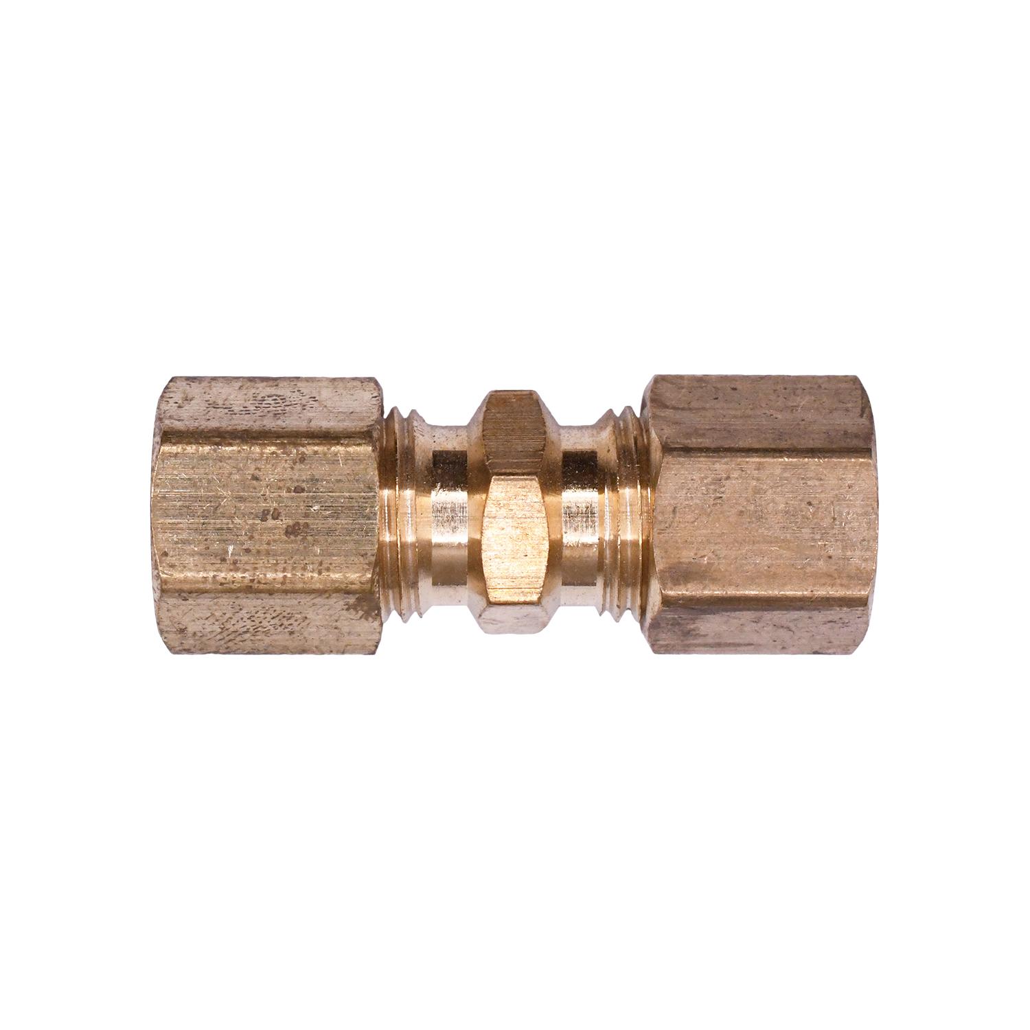Brass Compression Union 1/4" Tube Size