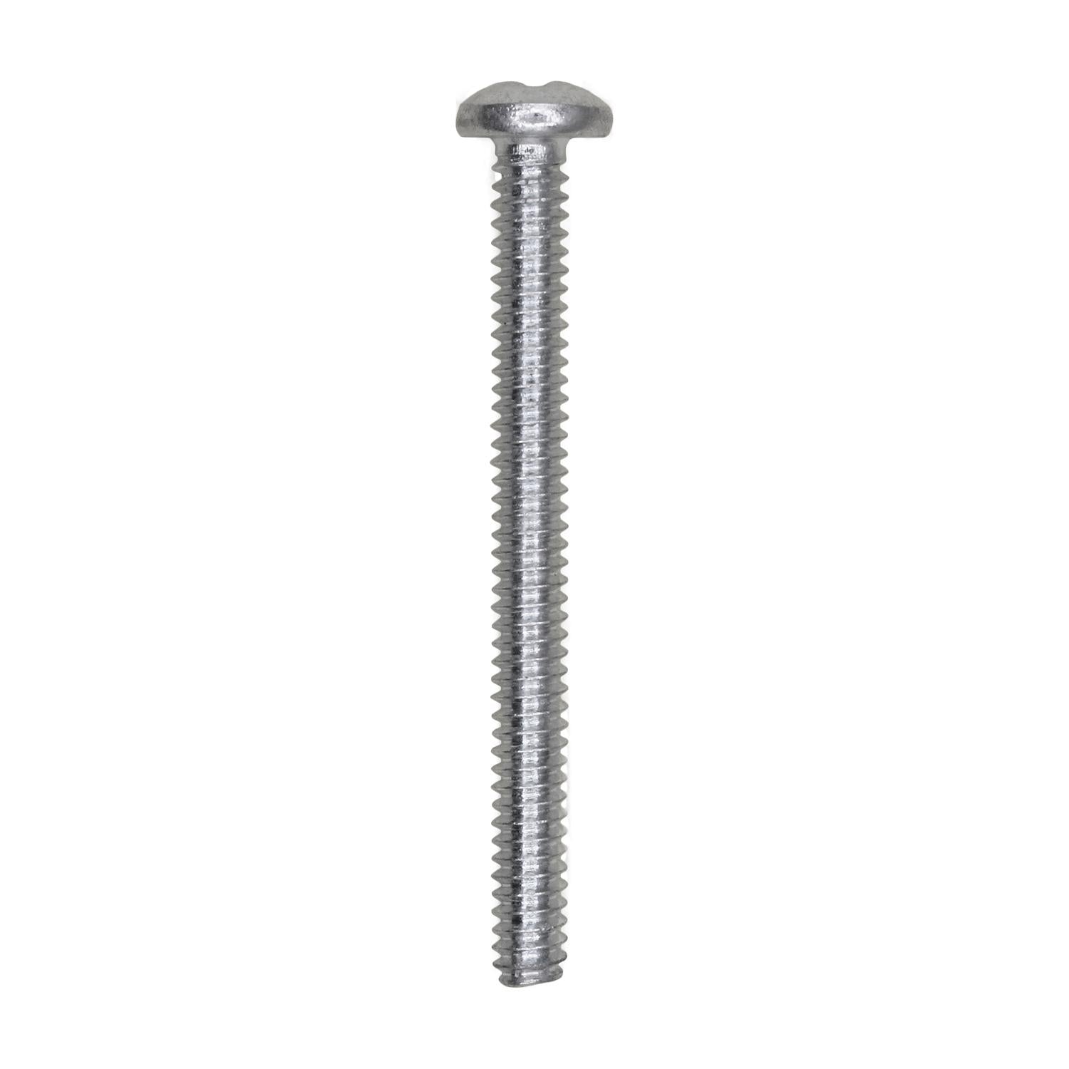 6-32 x 1-1/2" Phillips Pan Head Machine Screw Zinc