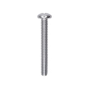 10-24 x 1-1/2" Phillips Pan Head Machine Screw Zinc