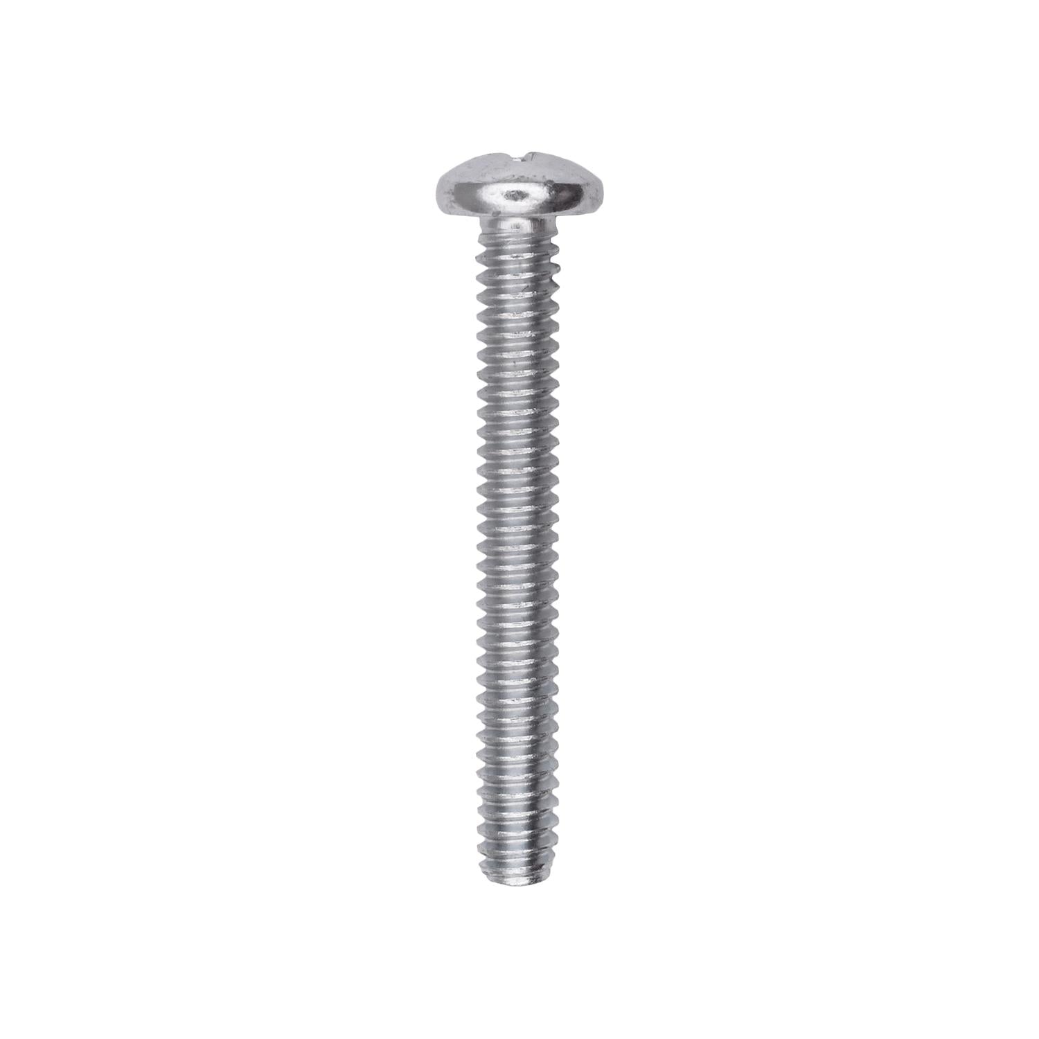 10-24 x 1-1/2" Phillips Pan Head Machine Screw Zinc