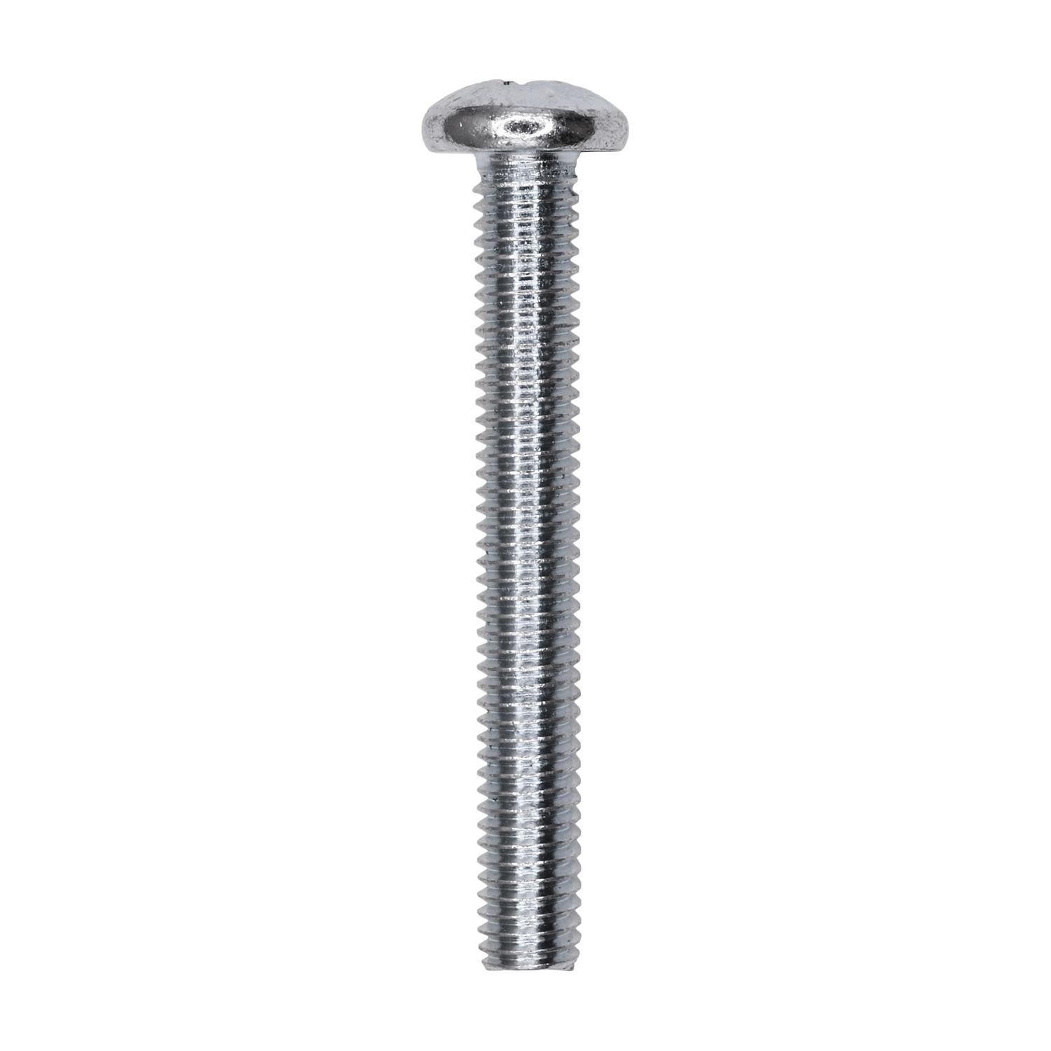 10-32 x 1-1/2" Phillips Pan Head Machine Screw Zinc
