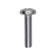 1/4"-20 x 1" Phillips Pan Head Machine Screw Zinc