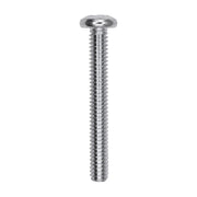 1/4"-20 x 2" Phillips Pan Head Machine Screw Zinc
