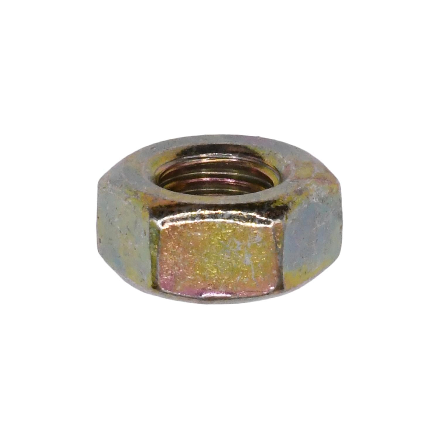 Grade 8 Hex Nut 1/4"-28 Zinc Yellow