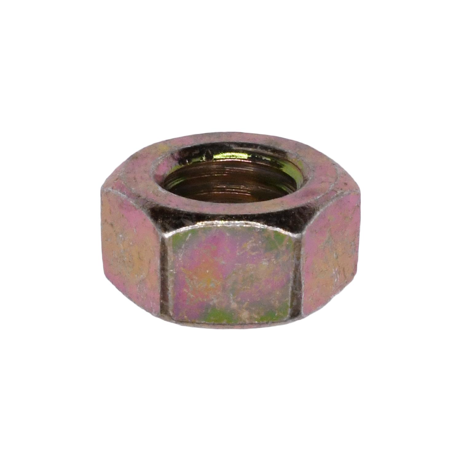 Grade 8 Hex Nut 5/16"-24 Zinc Yellow