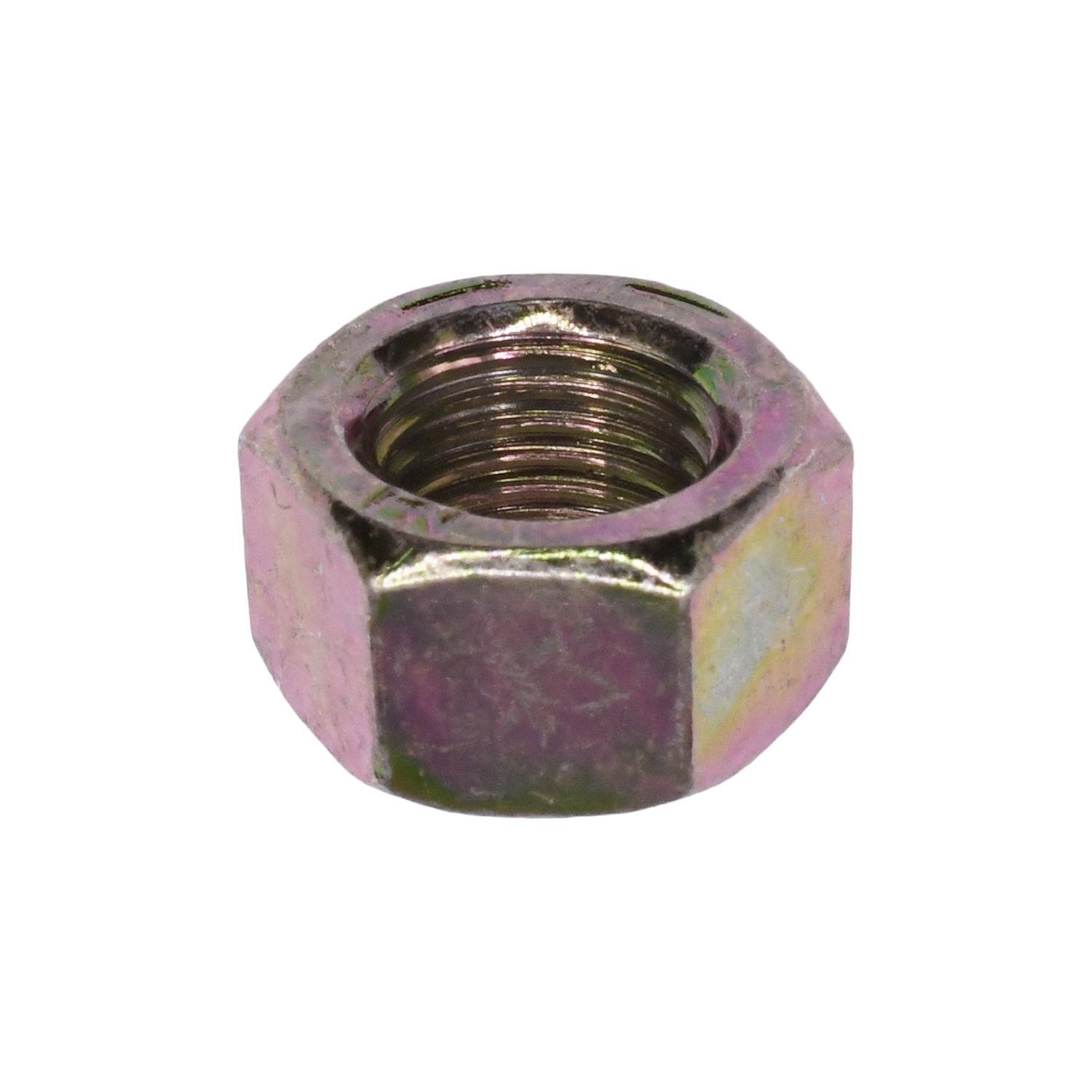 Grade 8 Hex Nut 3/8"-24 Zinc Yellow