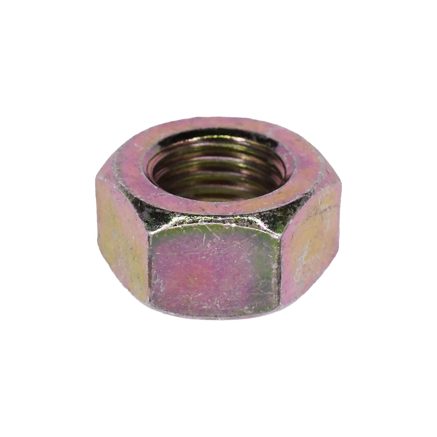 Grade 8 Hex Nut 7/16"-20 Zinc Yellow