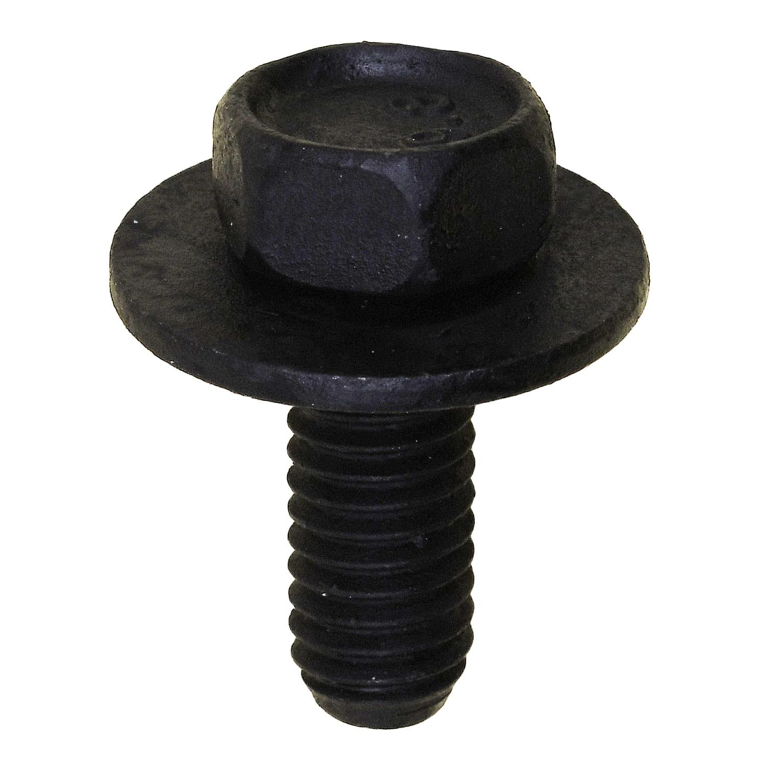 Hex Sems Body Bolt Black Fluorocarbon M6-1.0 x 16mm