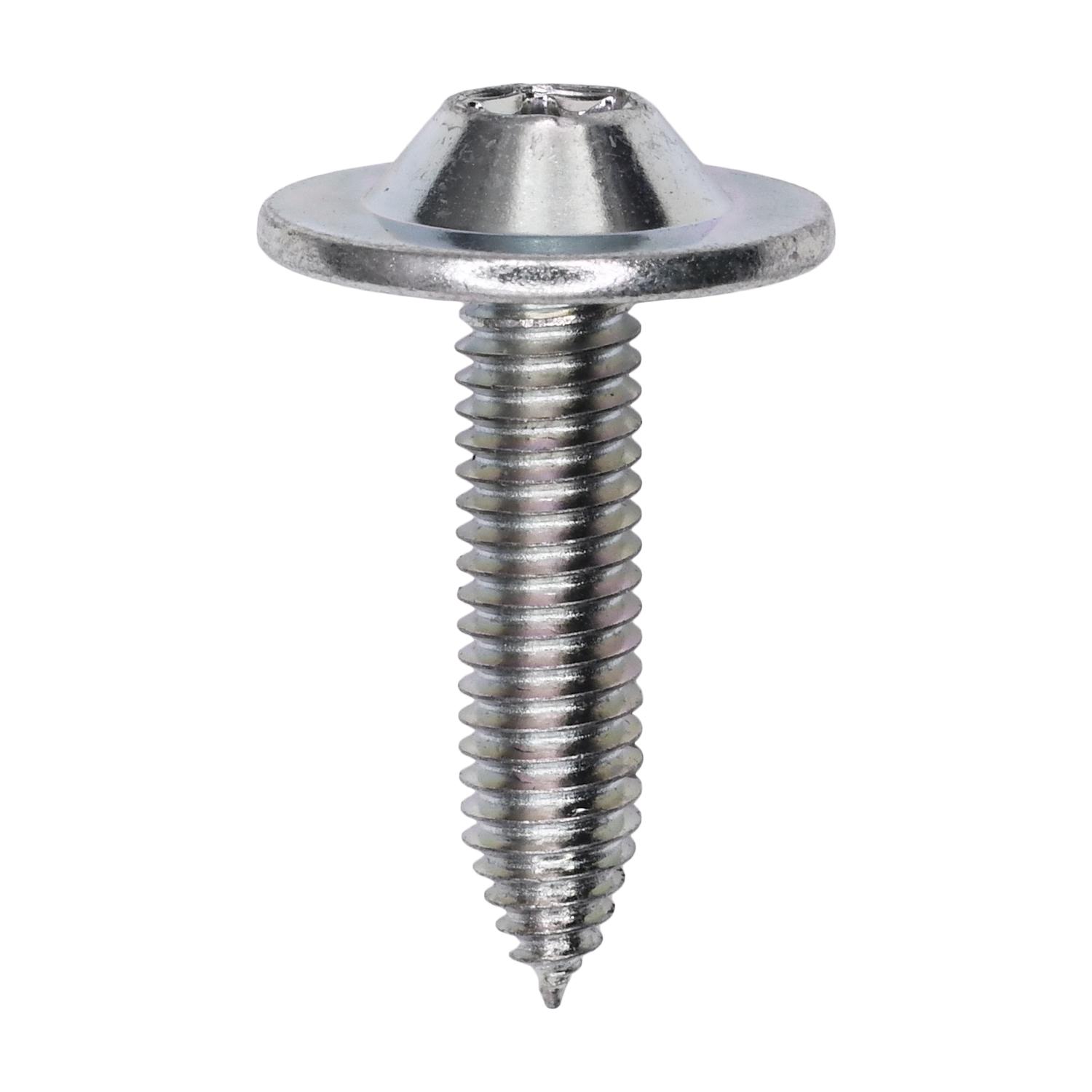 Torx Head Body Bolt M6-1.0 x 25mm Zinc