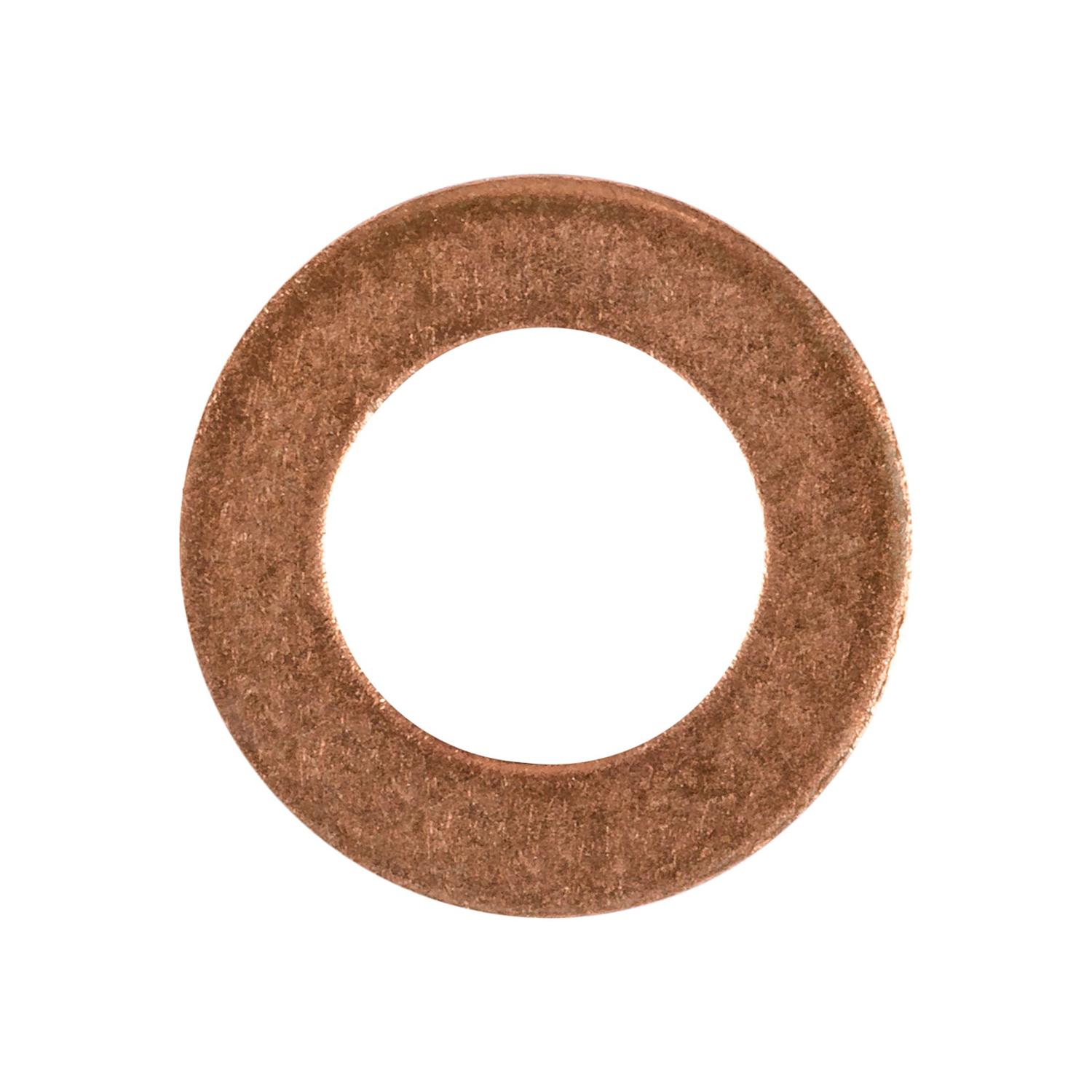 Copper Washer 1/4" Inside Diameter 7/16" O.D. 1/32" Thick