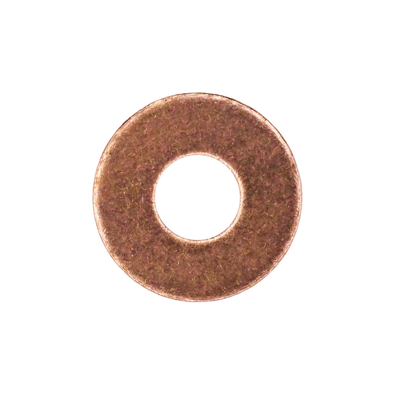 Copper Washer 1/4" Inside Diameter 5/8" O.D. 1/16" Thick