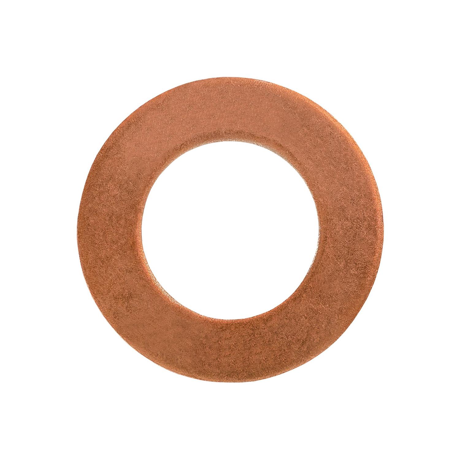 Copper Washer 1/2" Inside Diameter 7/8" O.D. 1/16" Thick