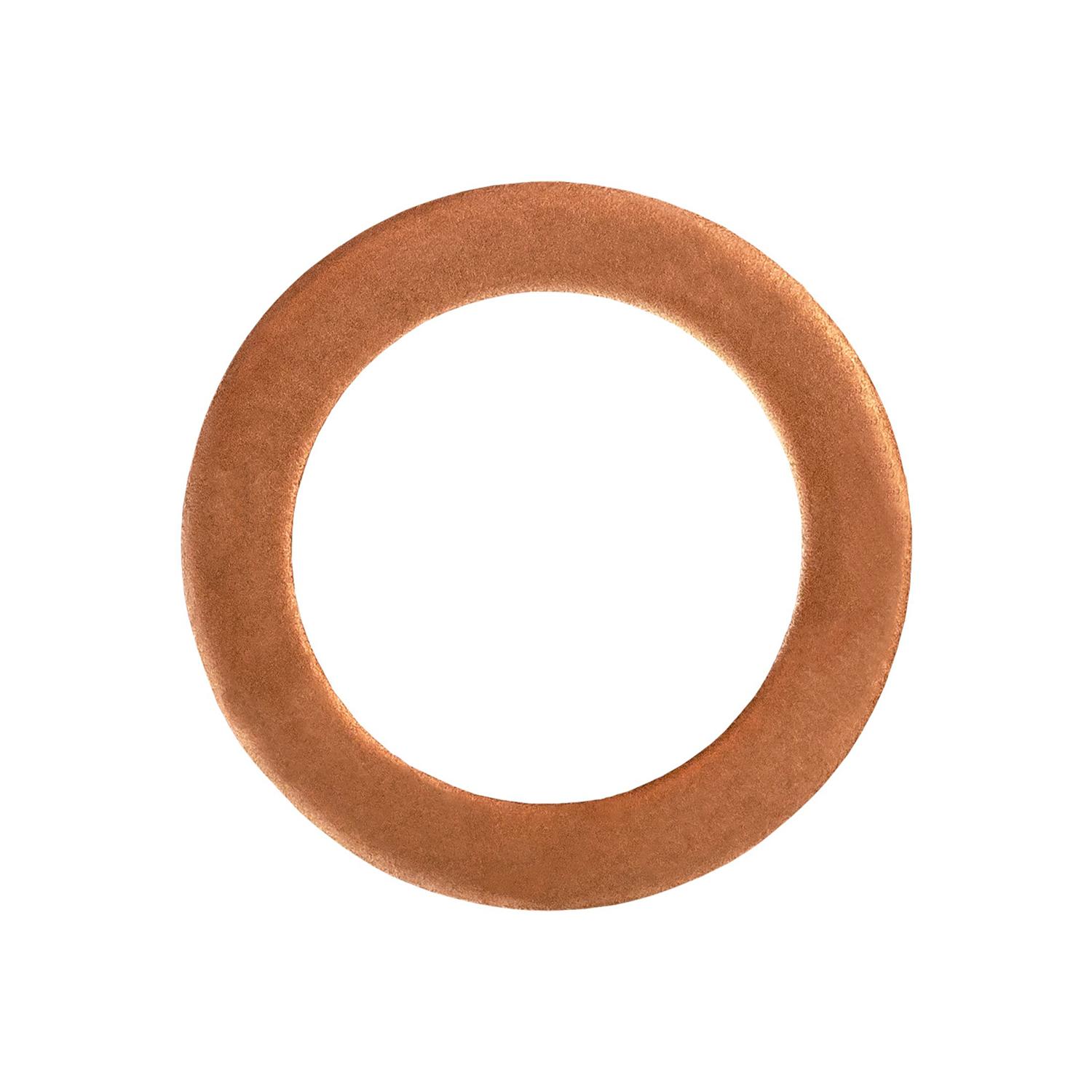 Copper Washer 9/16" Inside Diameter 13/16" O.D. 3/32" Thick