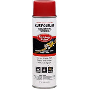 Industrial Choice Striping Paint, 18 oz, Red, Solvent -Based