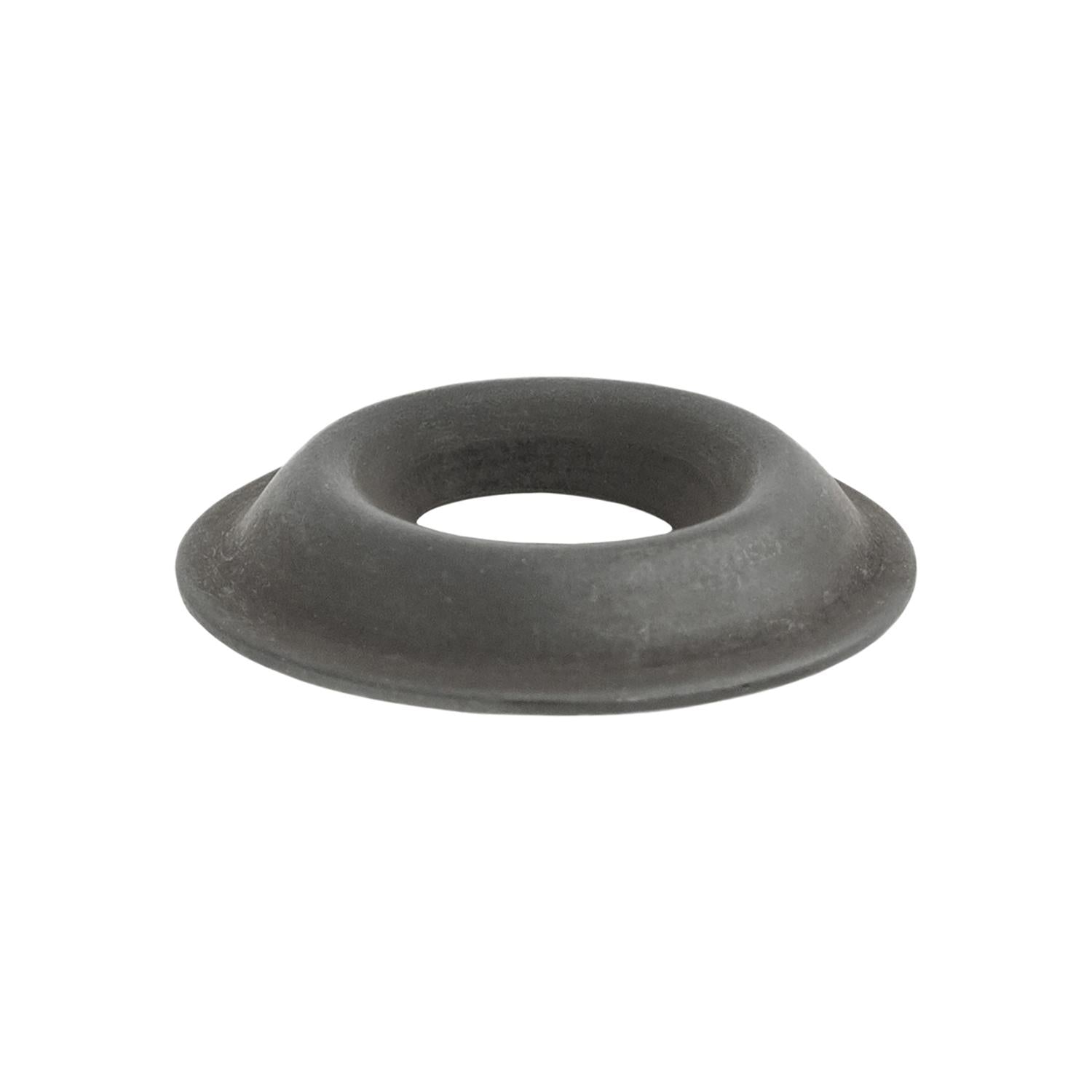 #8 Flanged Countersunk Brass Finish Washer Black Zinc