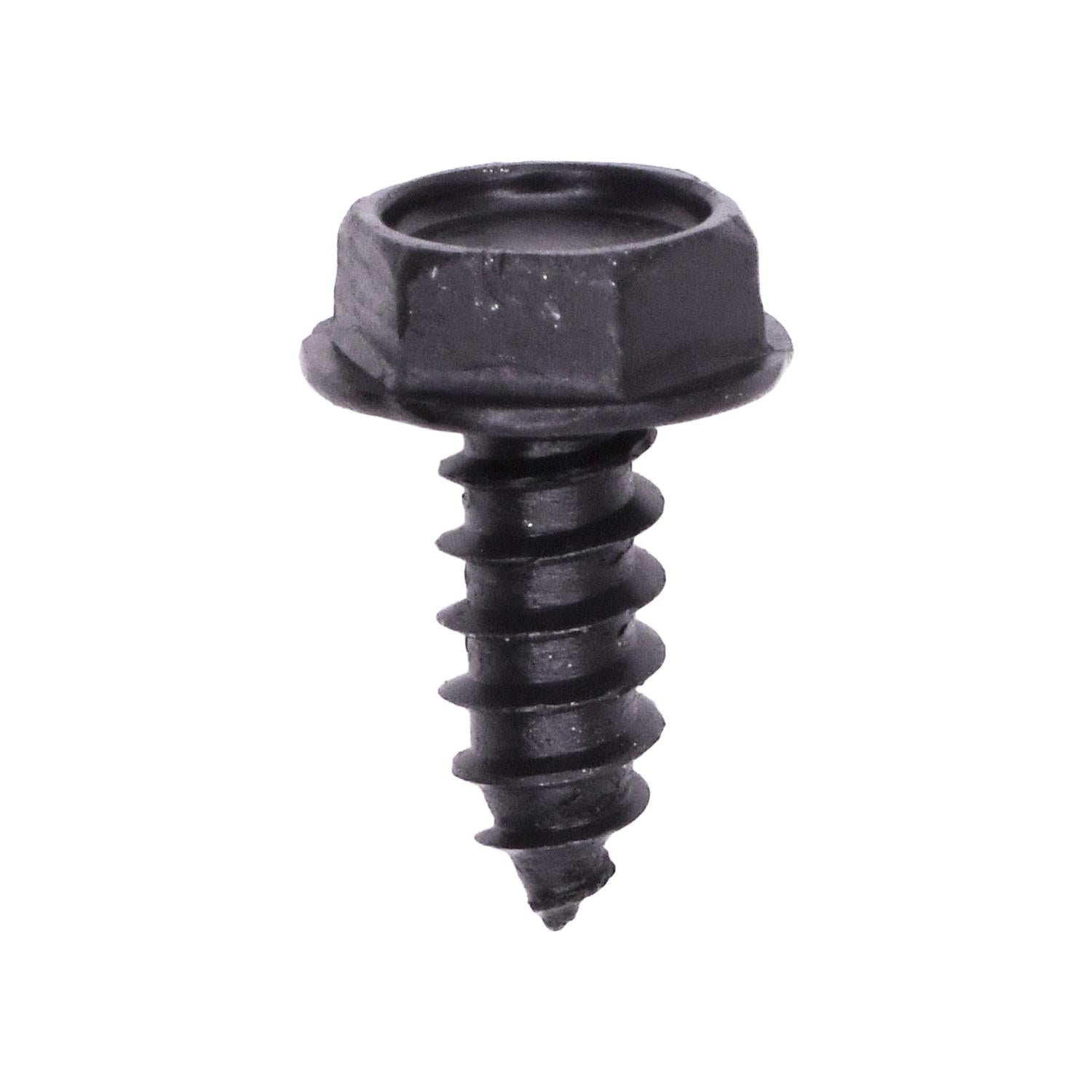 Hex Washer Head Tapping Screw #10 x 1/2" Black. Oxide