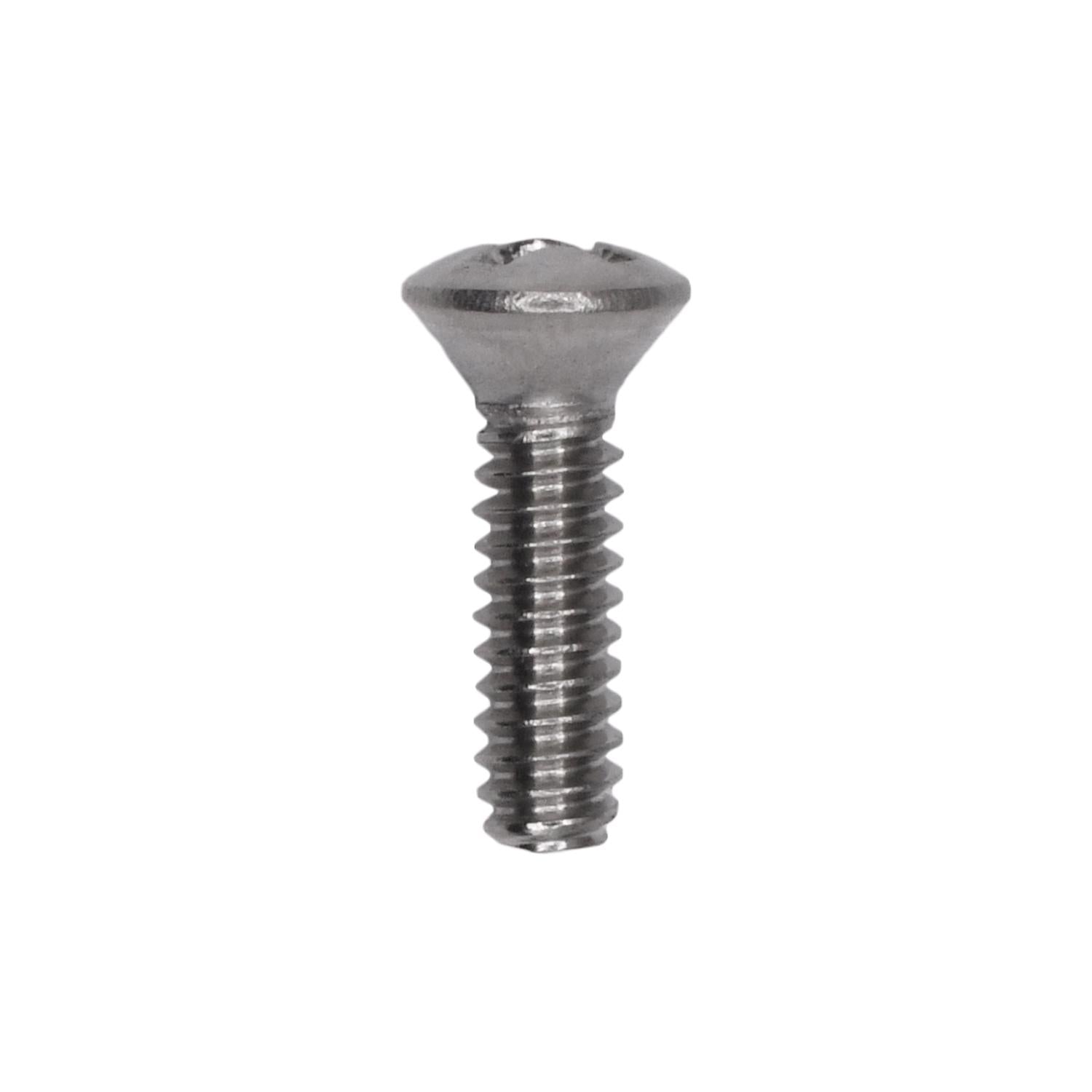 Phillips Oval Head Machine Screw 6-32 x 1/2"