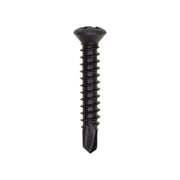 Phillips Oval Head Teks Tapping Screw Phosphate #8 x 1" #6 Head