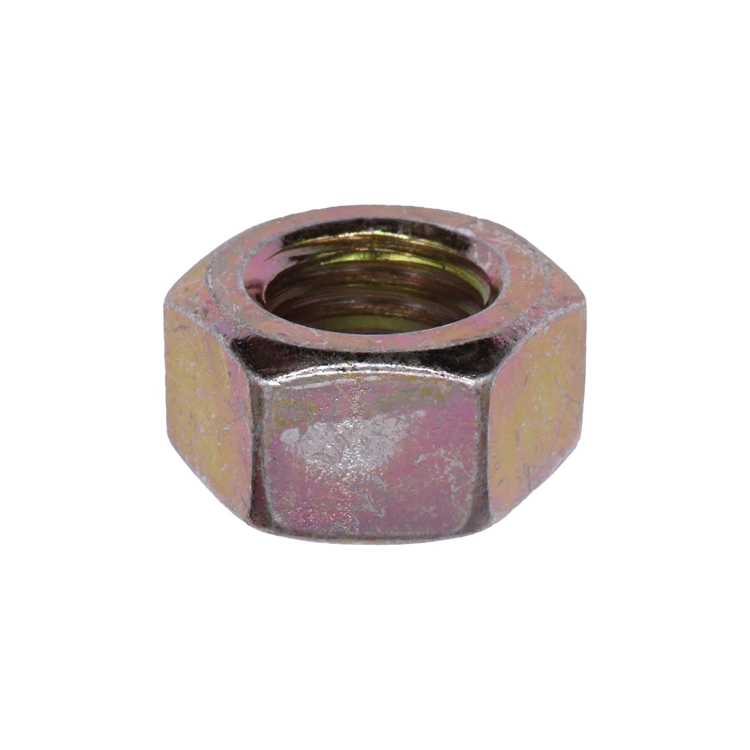Grade 8 Hex Nut 9/16"-12 USS Thread Size Zinc