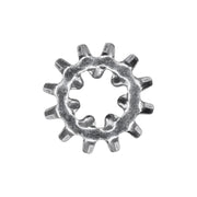 Interior/Exterior Combination Lock Washer #10 Zinc
