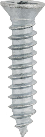 Phillips Flat Tapping Screw #6 Head 8 x 3/4" Zinc