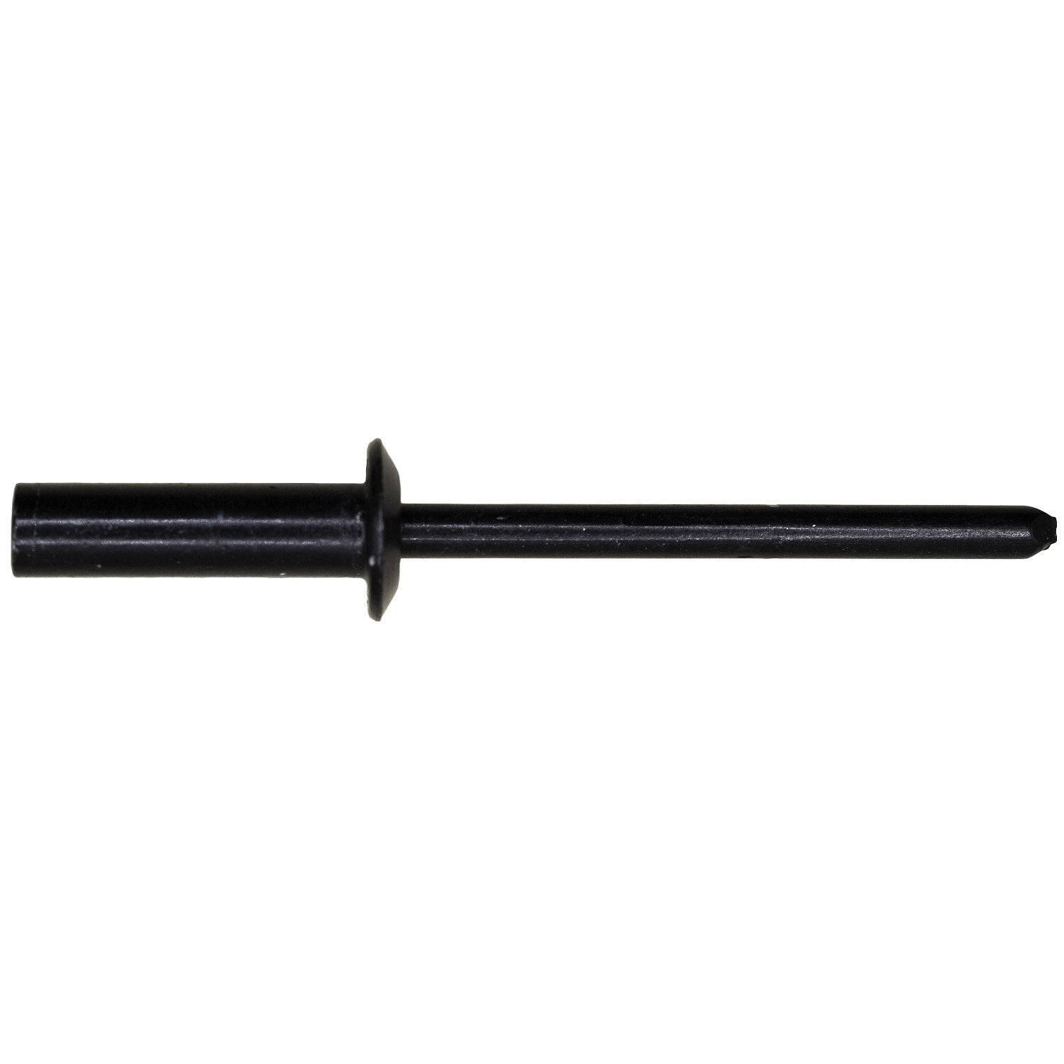 Closed End Rivet 3/16" Diameter 3/8"-1/2" Grip Aluminum Black