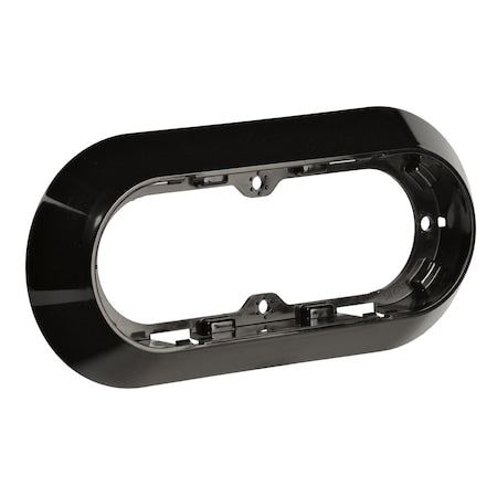 Surface Mount, Black, Snap- In