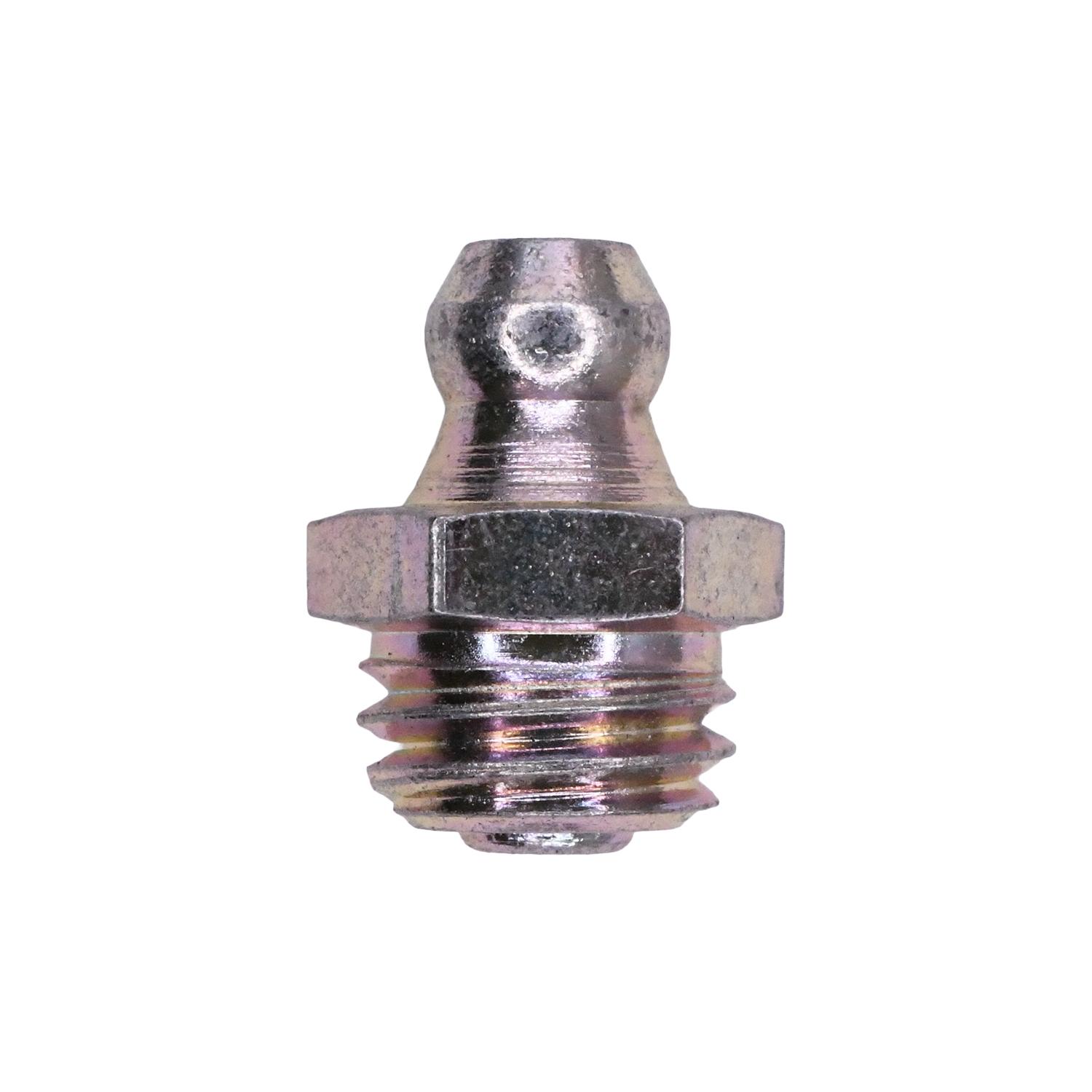 Grease Fitting M10-1.5 Straight Zinc