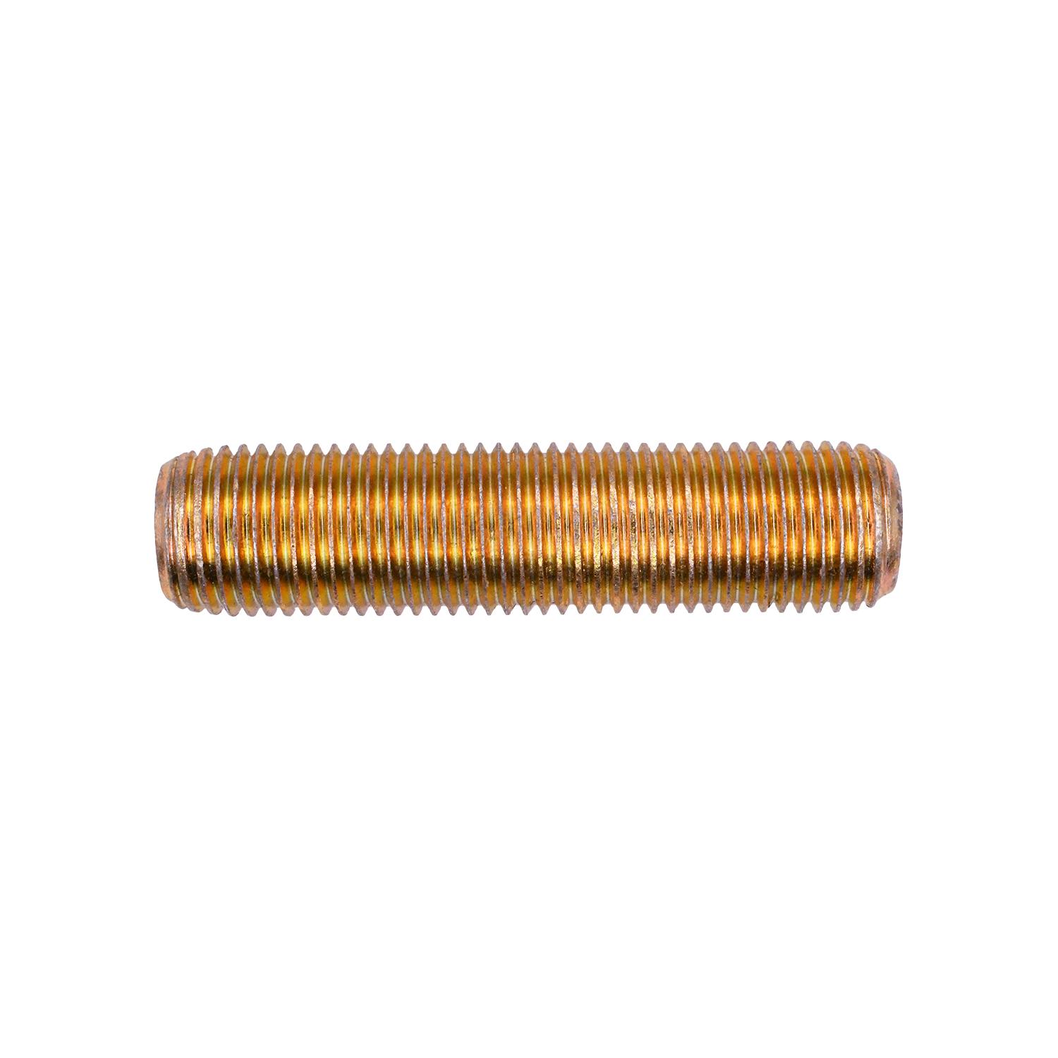 Metric Stud M12-1.25 x 50mm Zinc Yellow