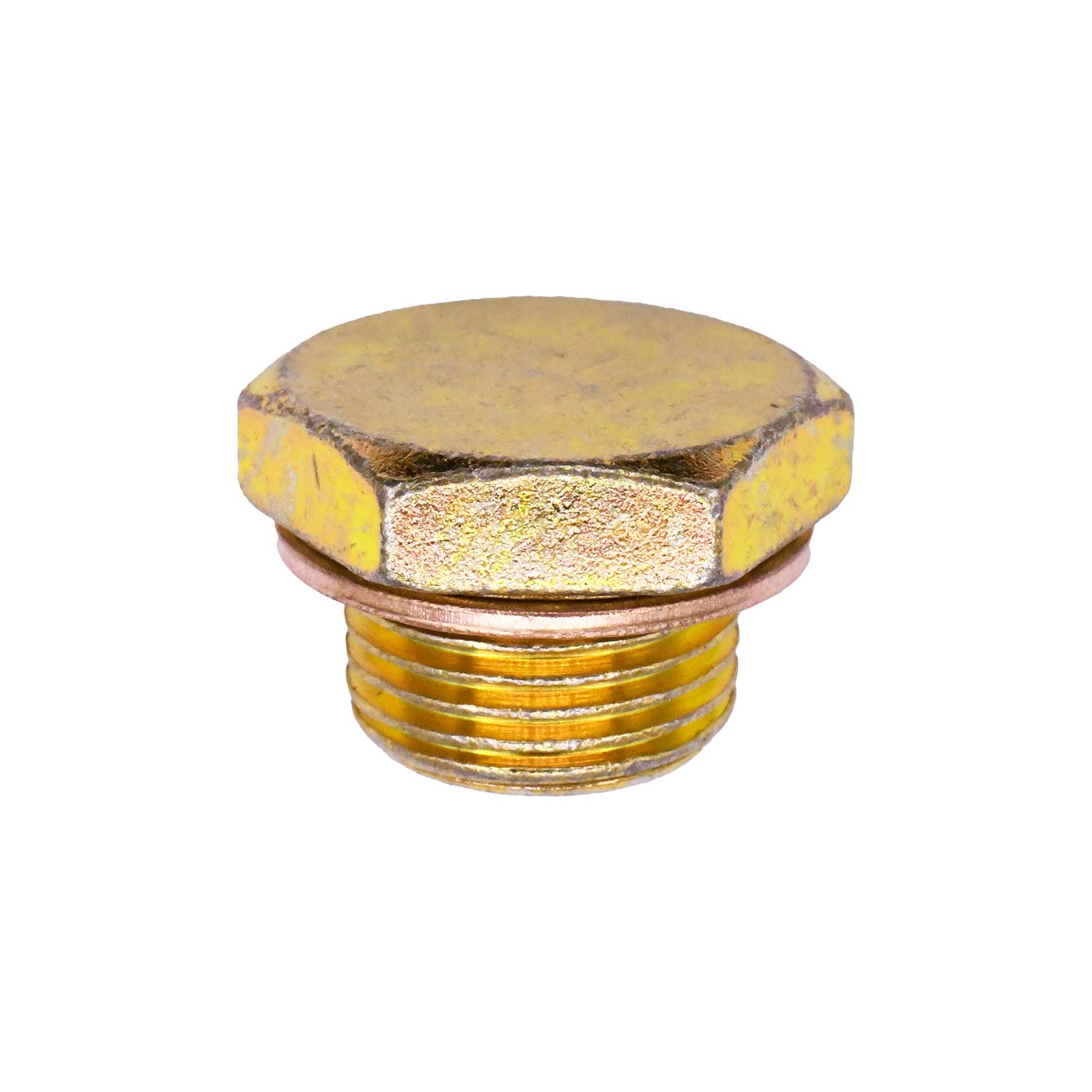 Oil Drain Plug with Gasket 3/4"-16 Threads Zinc