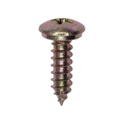 BMW License Plate Screw M4.8 x 16mm Zinc Yellow