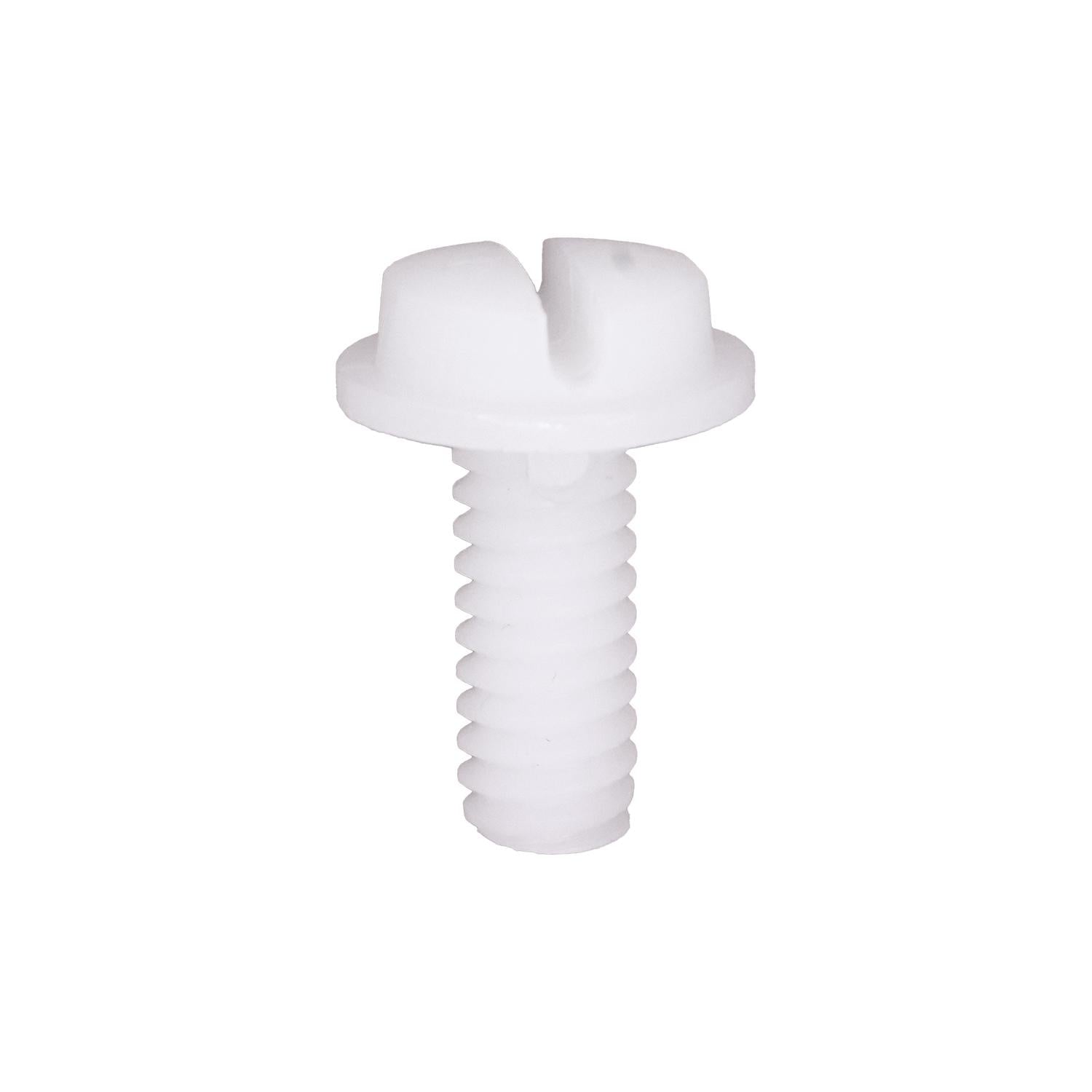 Nylon License Plate Screw 1/4"-20 x 5/8