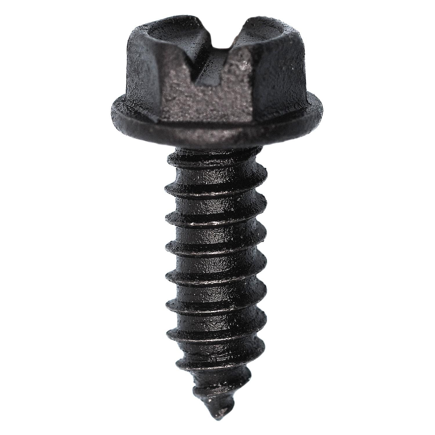 Slotted Hex Washer Head License Plate Screw #14 x 3/4"