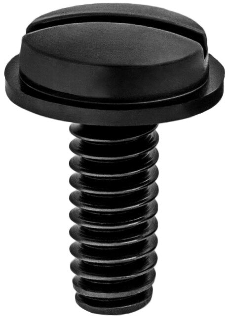 Black Nylon License Plate Screw 1/4"-20 x 5/8