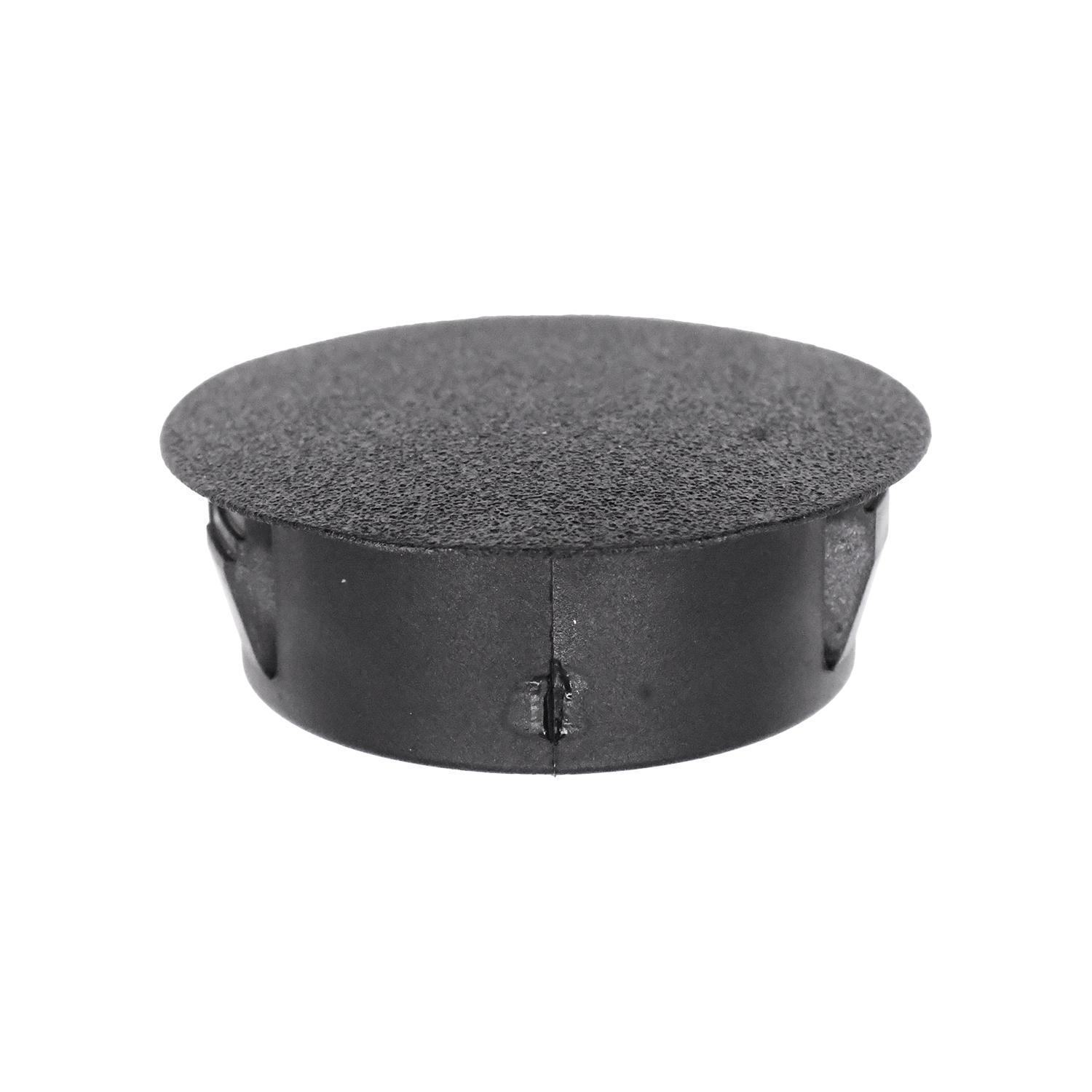 Black Nylon Locking Hole Plug 1"