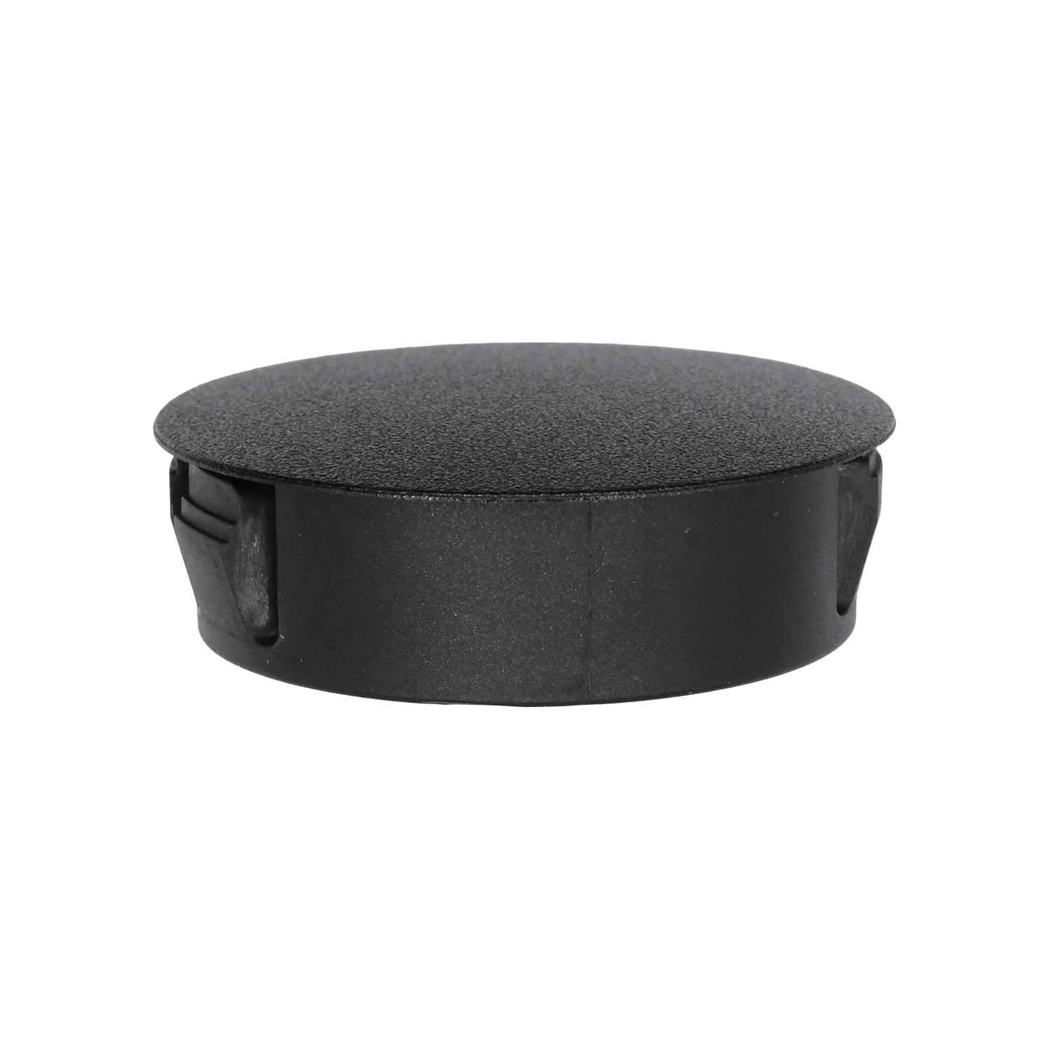 Black Nylon Locking Hole Plug 1-1/4"