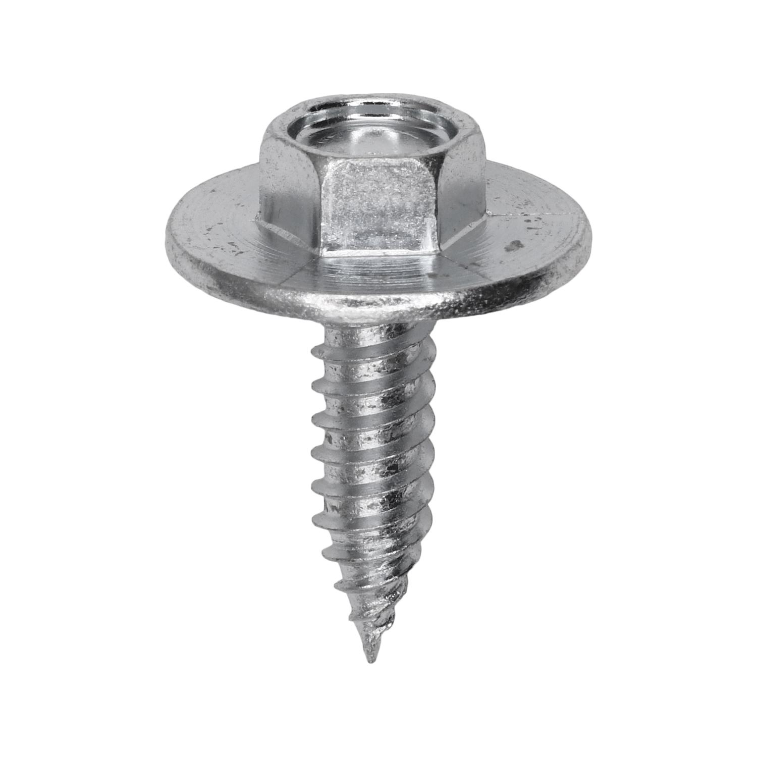 Hex Washer Head Tapping Screw #14 x 7/8" Zinc
