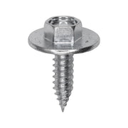 Hex Washer Head Tapping Screw #14 x 7/8" Zinc