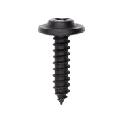 Phillips Flat Washer Head Tapping Screw 10 x 3/4" Black