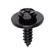 Phillips Hex Head Sems Tapping Screw M5 x 16 Black