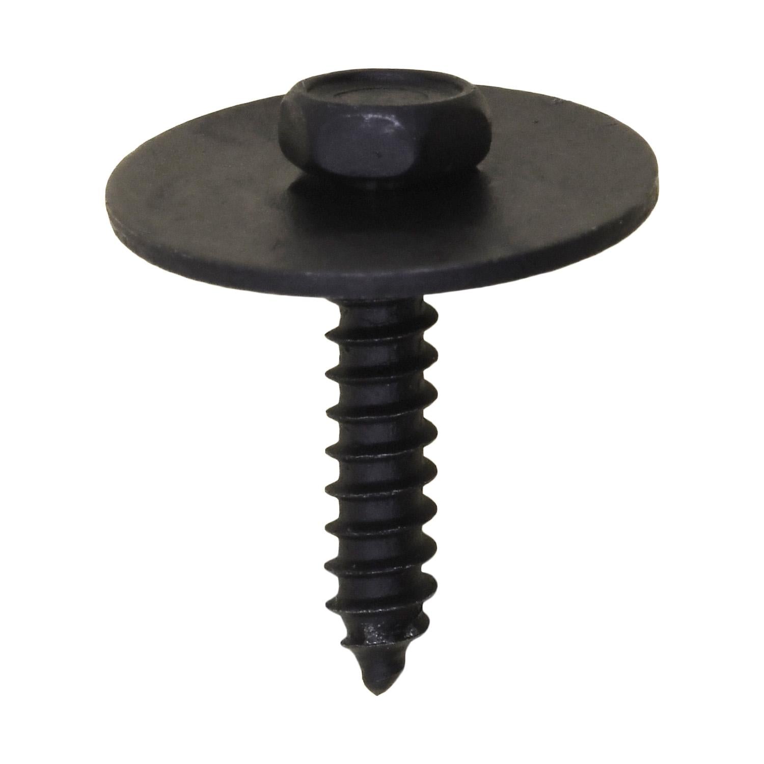 M4.2-1.41 x 20mm Hex Head Sems Tapping Screw Black