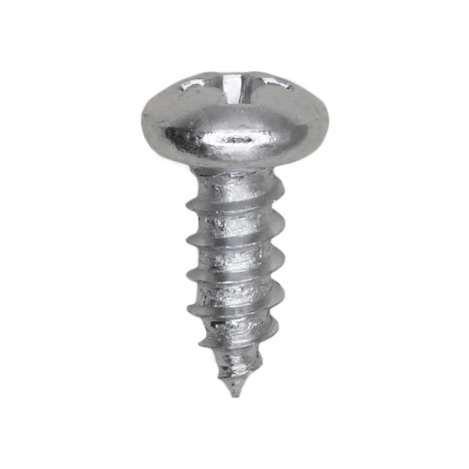 Phillips Pan Head Tapping Screw 6 x 3/8" Zinc Ab