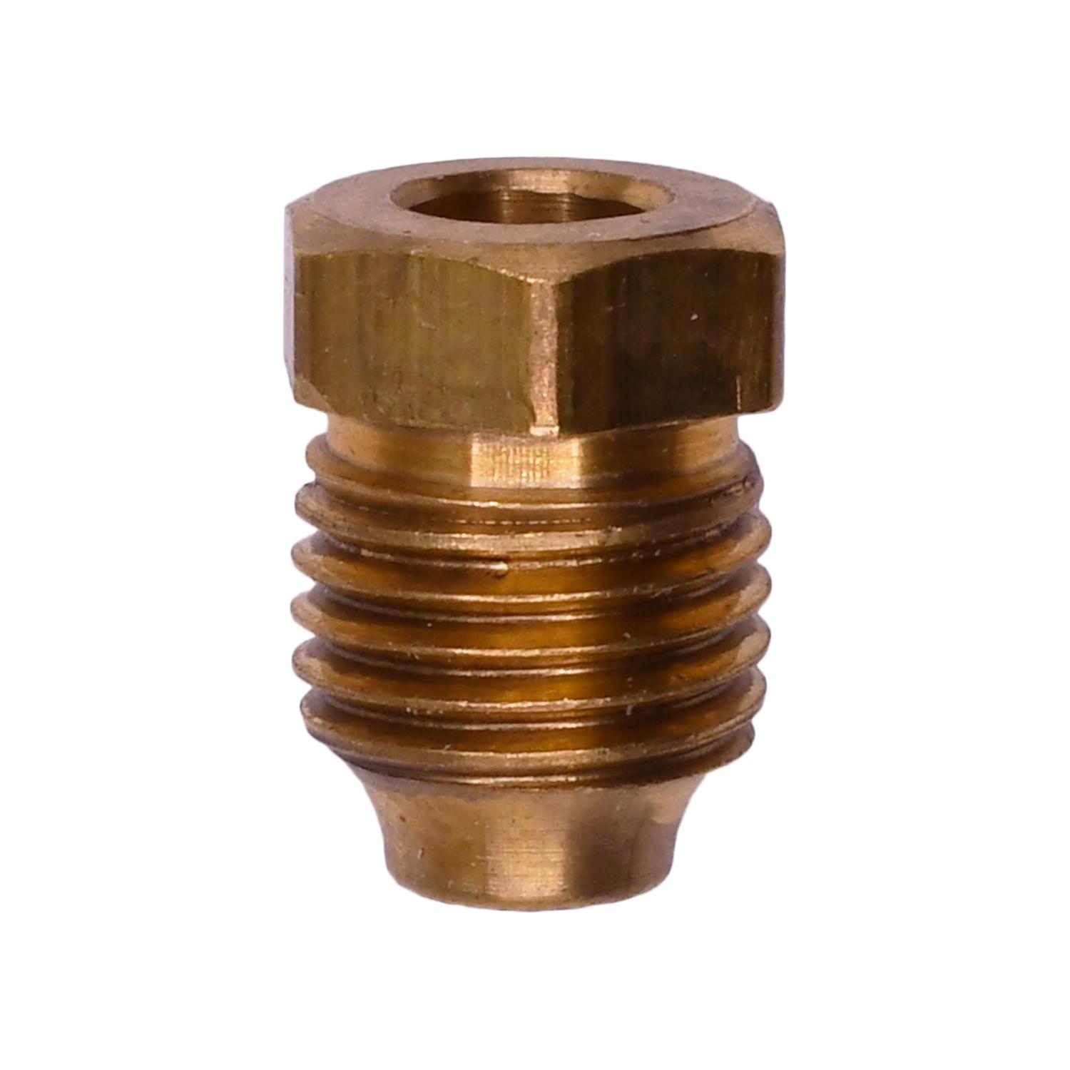 Brass Threaded Sleeve Double Compression Nut 3/16" Tube Size