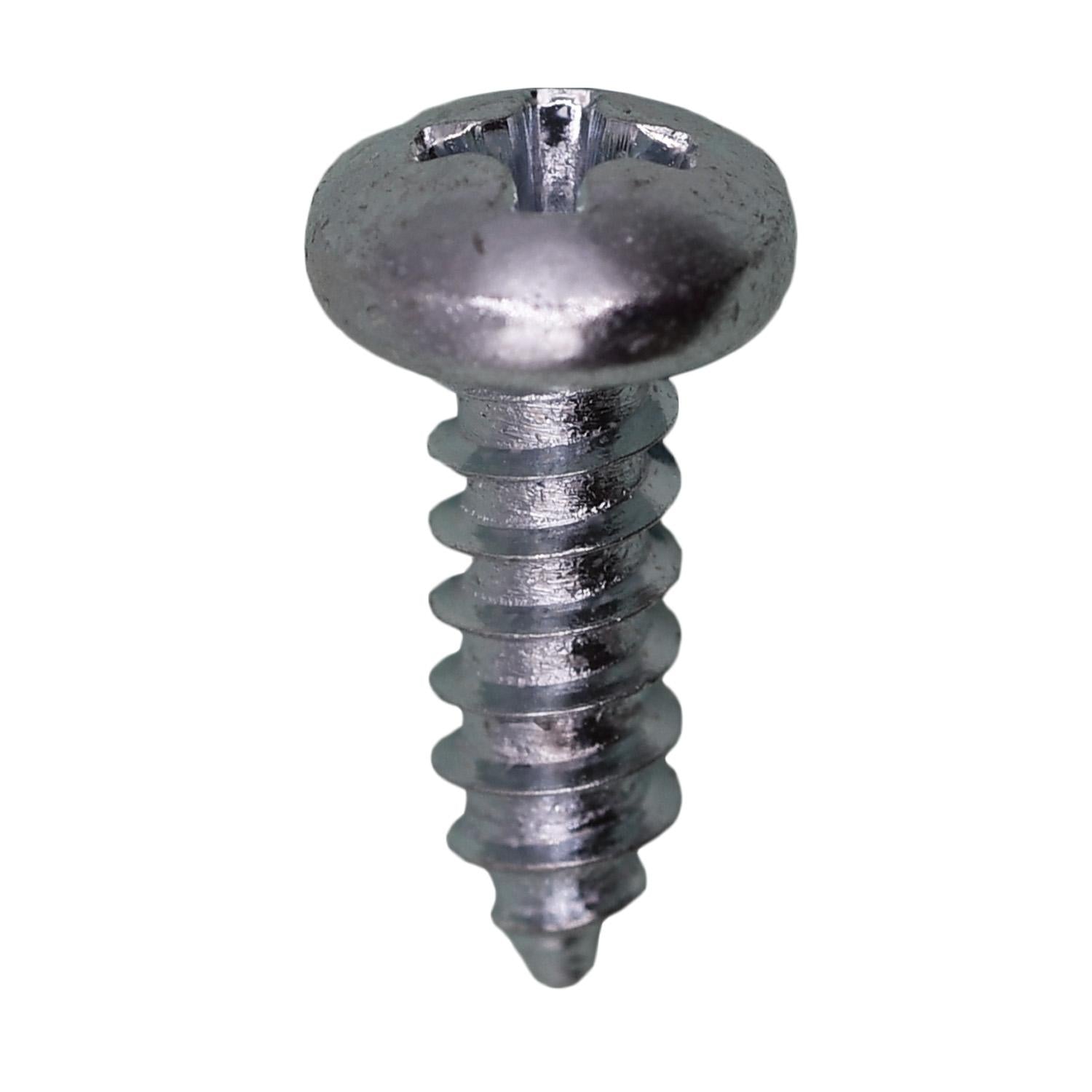 Phillips Pan Head Tapping Screw 8 x 1/2" Zinc