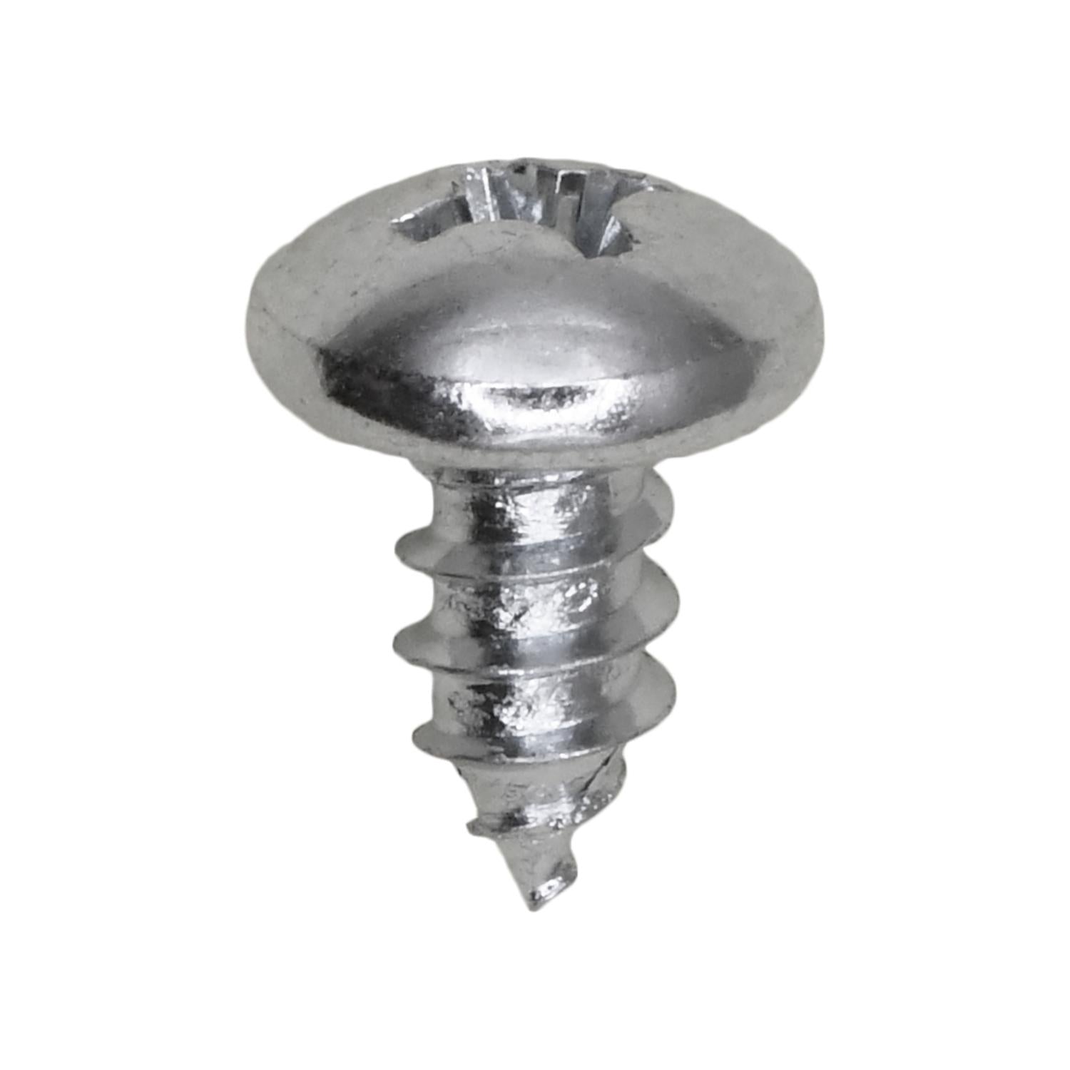 Phillips Pan Head Tapping Screw 10 x 3/8" Zinc Ab