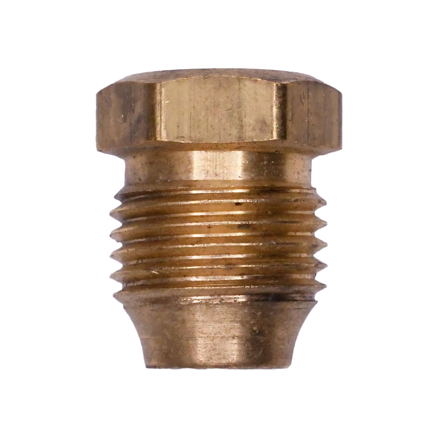 Brass Threaded Sleeve Double Compression Nut 1/4" Tube Size