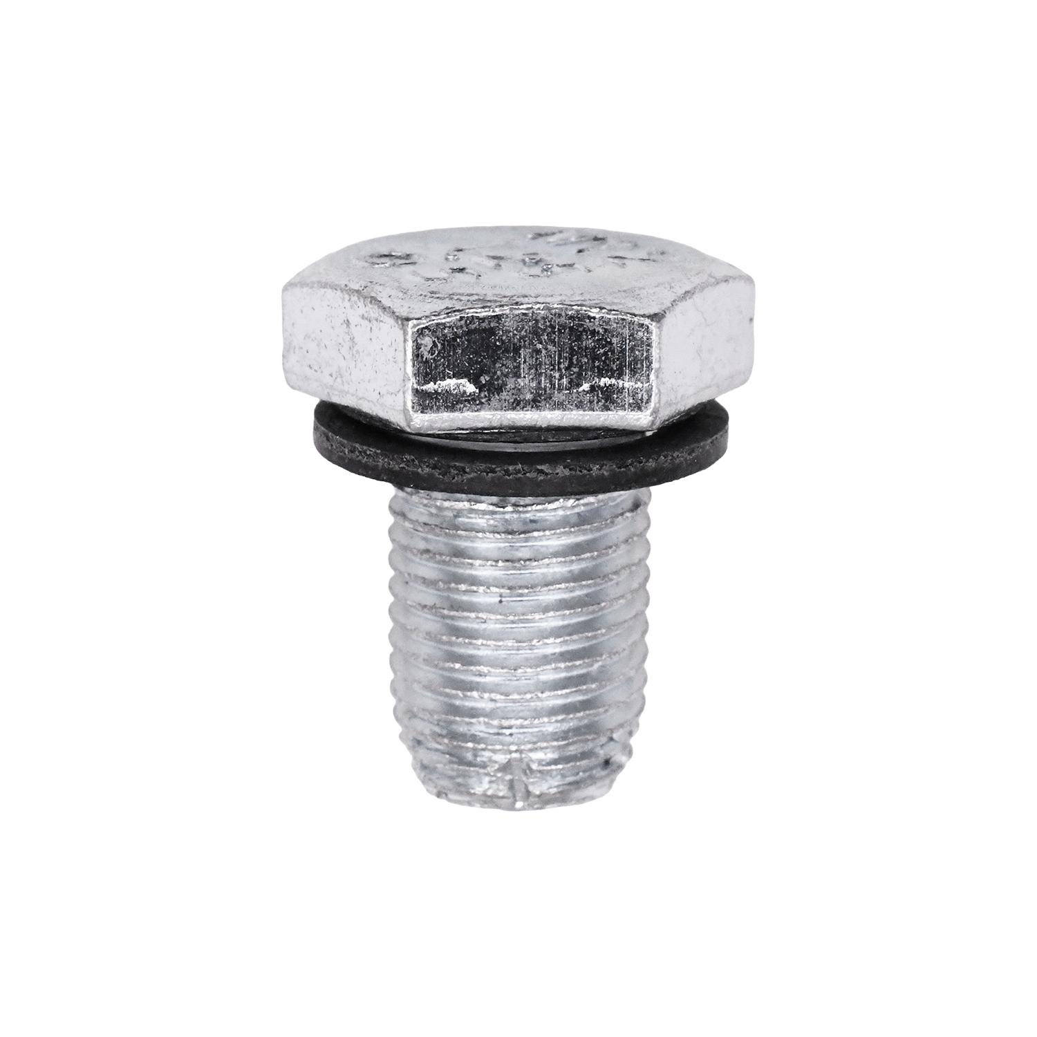 Oil Drain Plug with Gasket Single Oversize M12-1.25
