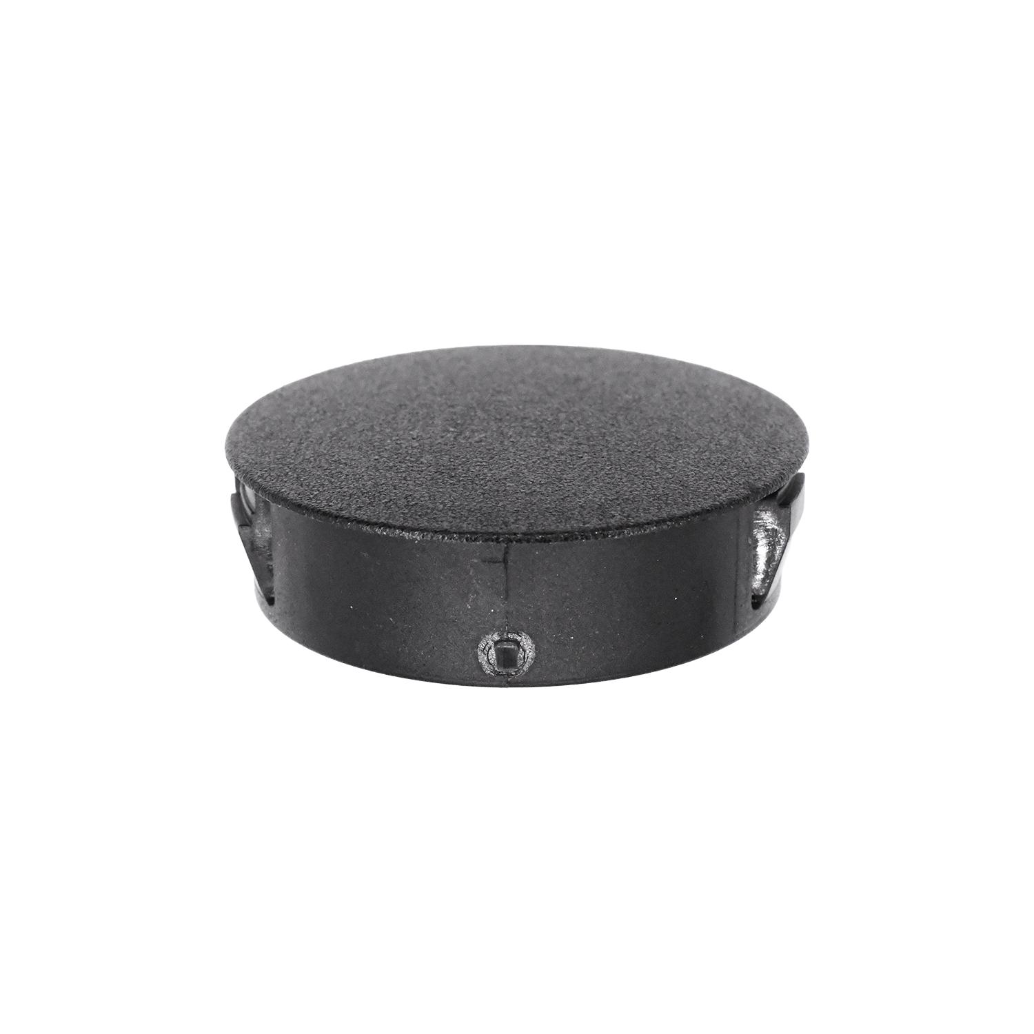 Black Nylon Locking Hole Plug 1-3/8" Hole Diameter