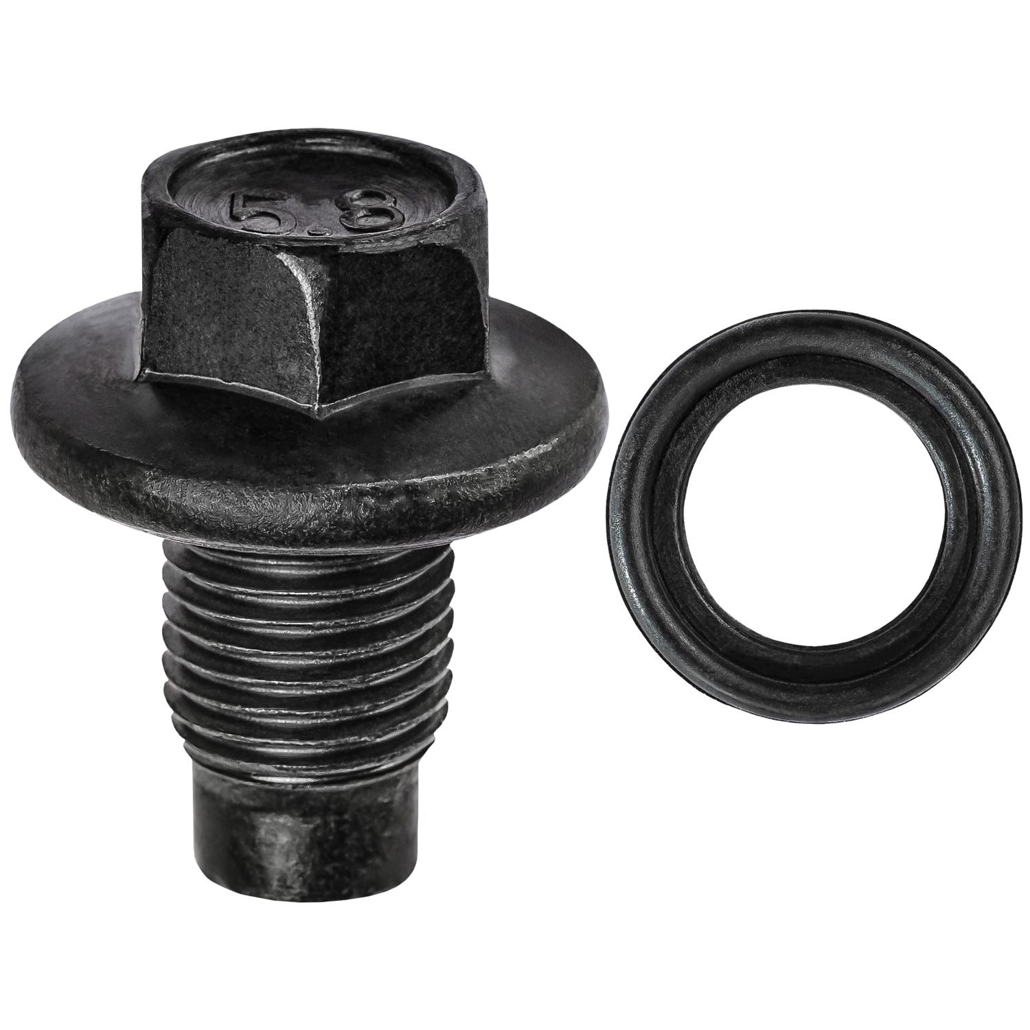 Ford Oil Drain Plug with Rubber Gasket M14-1.5 Threads