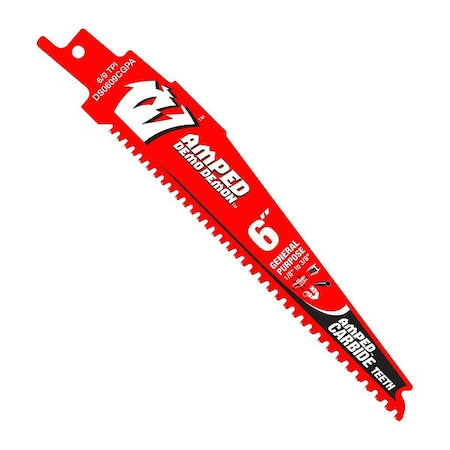 Reciprocating Saw Blade,6" L,1" W,PK3